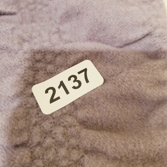 Cashcryl women's purple Scarf acrylique - Picture 6 of 6